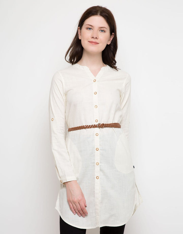 C2 Estrid Casual Maxi Ecru