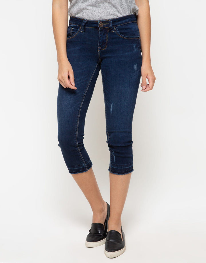 C2 Zevida Pants Denim Capri