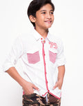 Cardinal Kids Boy 72 Number Design Kemeja Anak