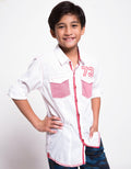 Cardinal Kids Boy 72 Number Design Kemeja Anak