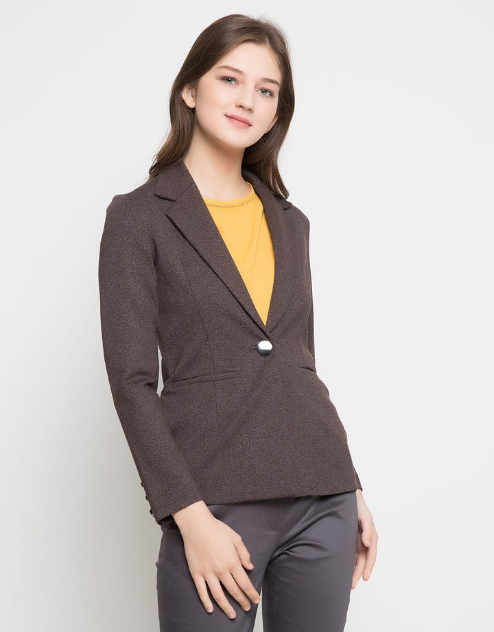 Cardinal Femme Blazer Big Button