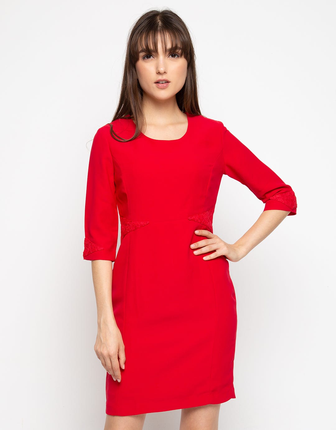 Cardinal Femme Dress Brocade