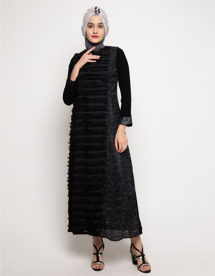 Cardinal Femme Gamis Aksen Tekstur