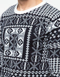 Cardinal Formal Sweater Aksen Bordir Etnik