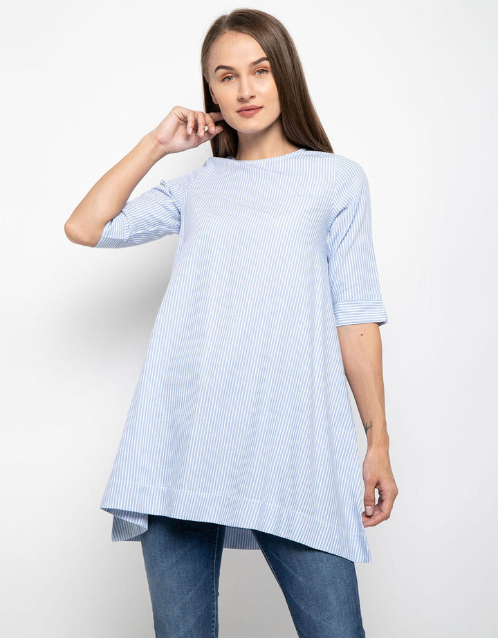 Cardinal Girl Blus Print Stripes