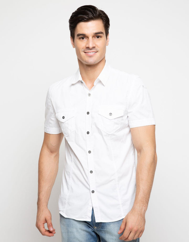 Cardinal Jeans Contrast Button Down Shirt