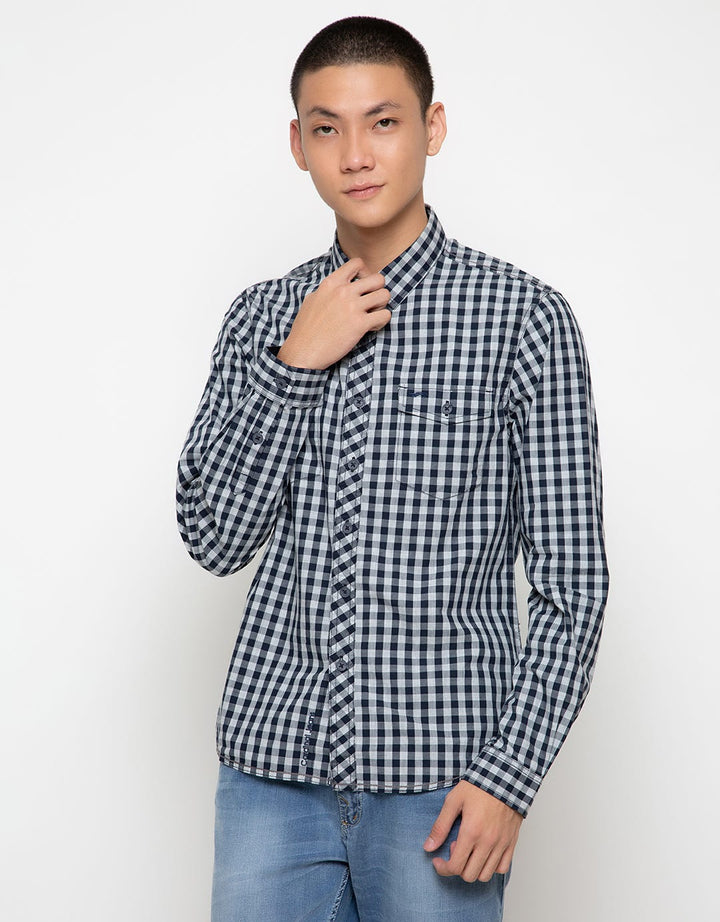 Cardinal Jeans Mini Check Shirt