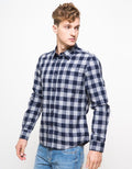 Cardinal Jeans Two Tone Plaid Shirt