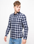 Cardinal Jeans Two Tone Plaid Shirt