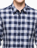 Cardinal Jeans Two Tone Plaid Shirt