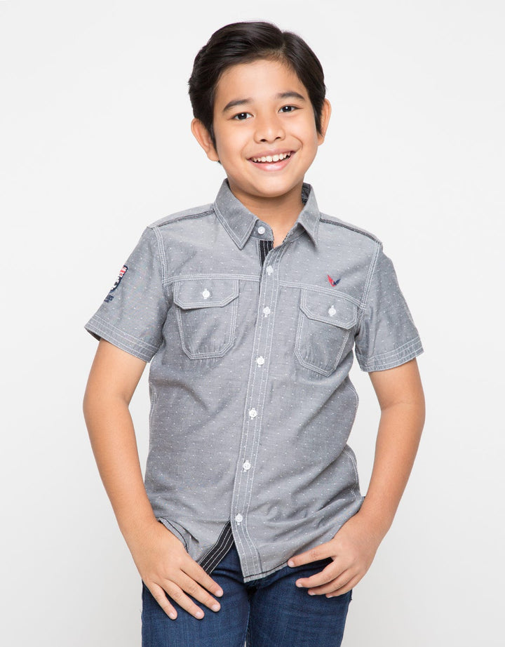 Cardinal Kids Boy Kemeja List Putih