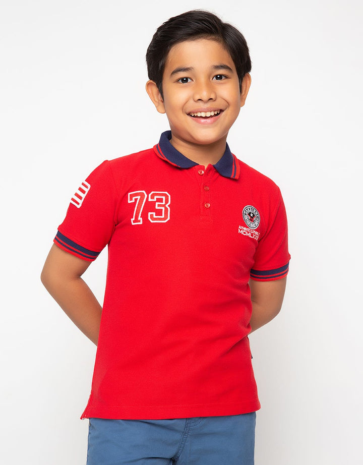 Cardinal Kids Boy Polo Shirt Seventy Threeka