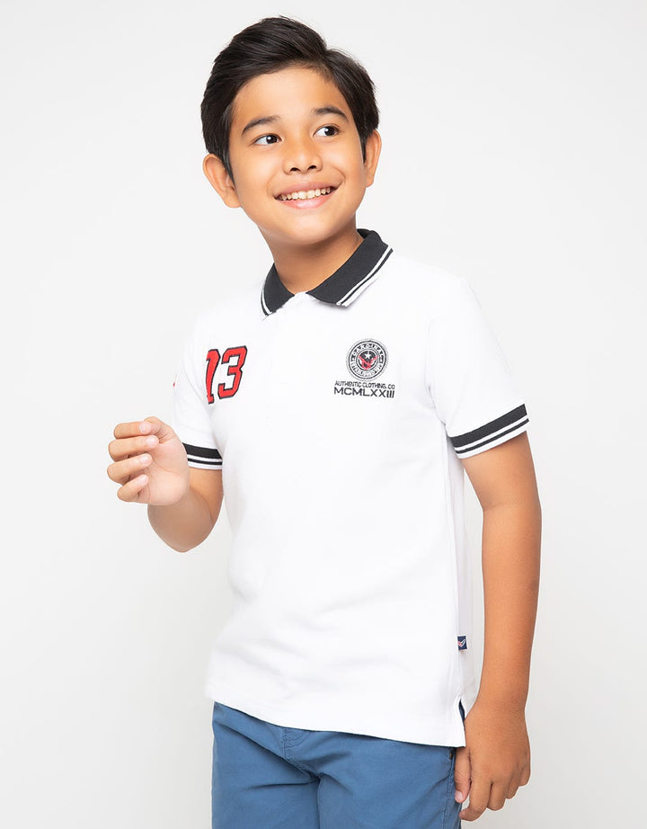 Cardinal Kids Boy Polo Shirt Seventy Threeka