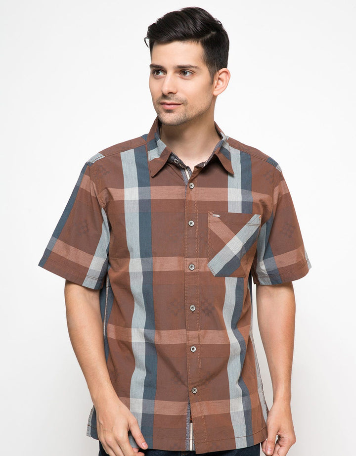 Cardinal Casual Kemeja Pria Top Cross Pocket