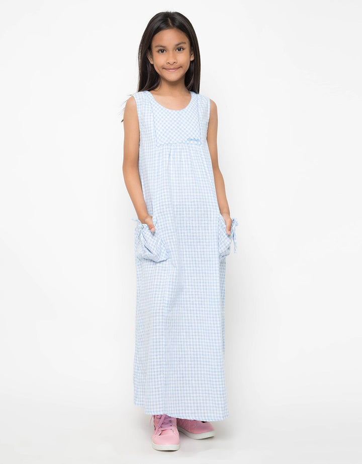 Cardinal Kids Girl Maxi Dress Gingham