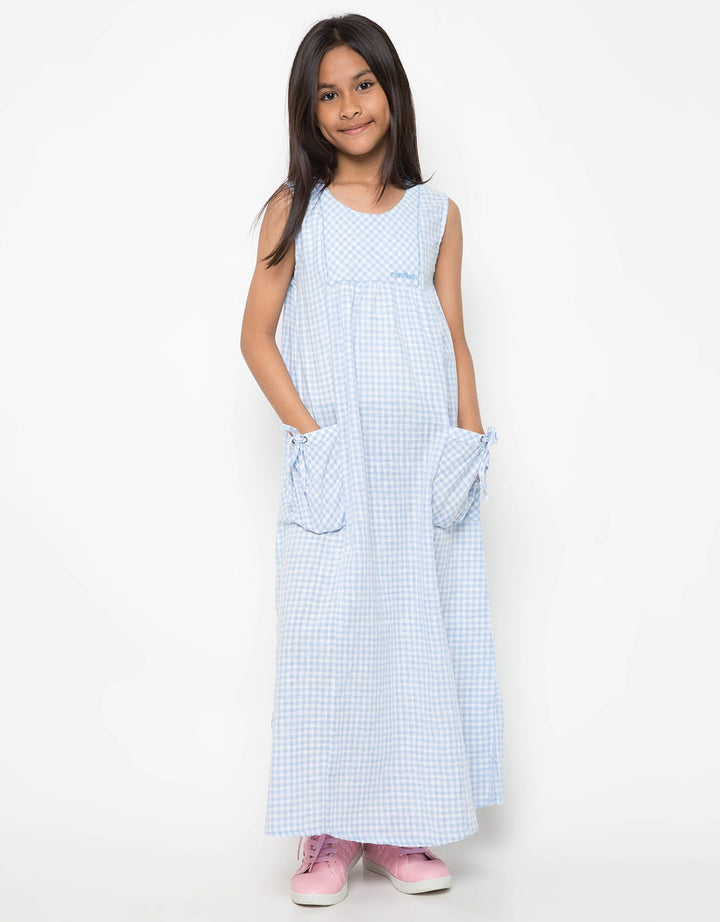 Cardinal Kids Girl Maxi Dress Gingham