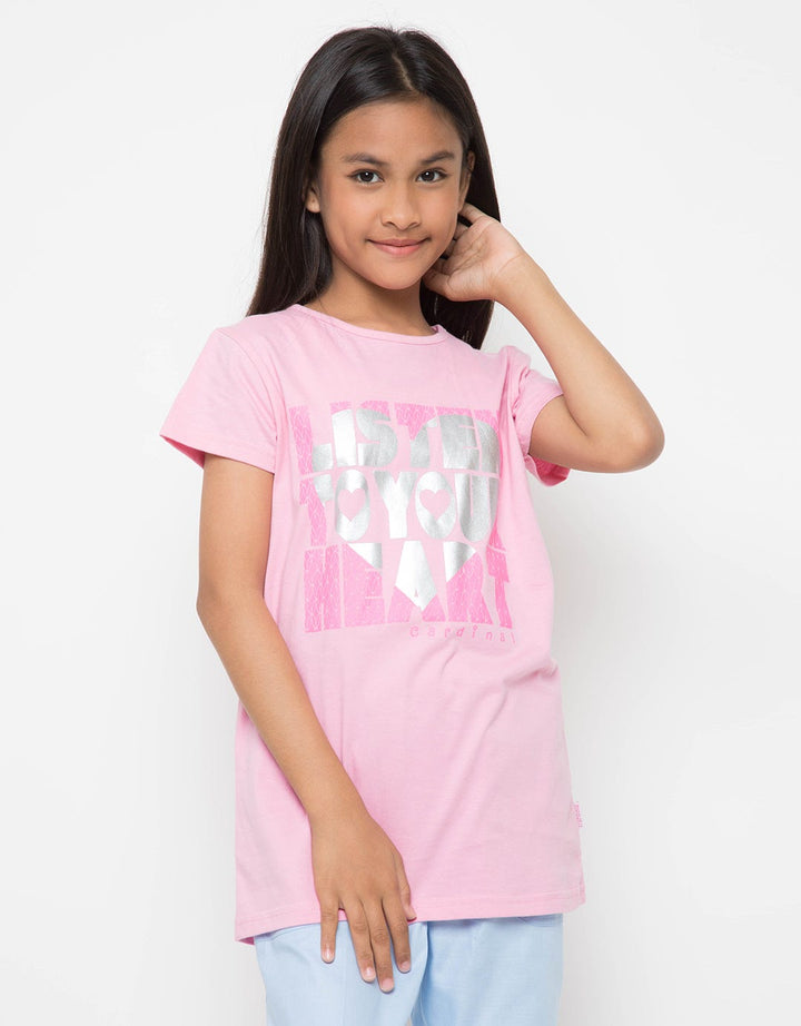Cardinal Kids Girl T-shirt Listen To Your Heart