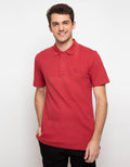 Cardinal Casual Polo Shirt Brand Embroidery Details