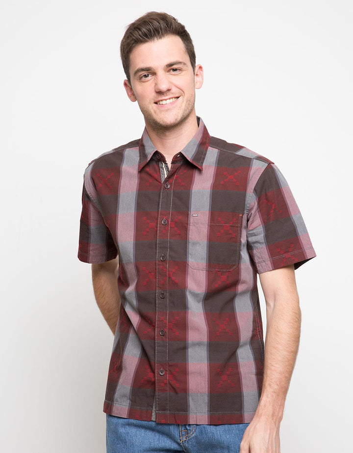 Cardinal Casual Men Kemeja Cotton Button