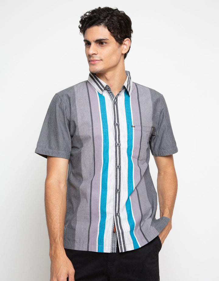 Cardinal Casual Men Kemeja Cotton Stripes