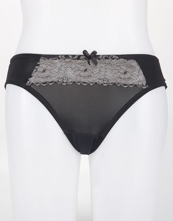 LACE GREY MINI BLK25