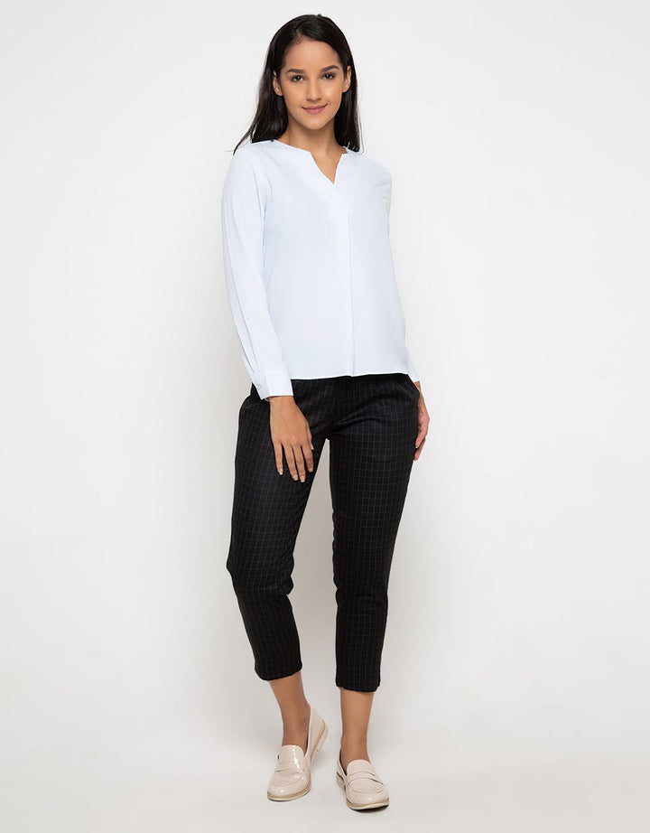 TAPERED PRINT PANTS