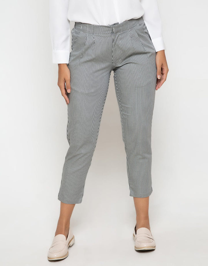 TAPERED STRIPE PANTS