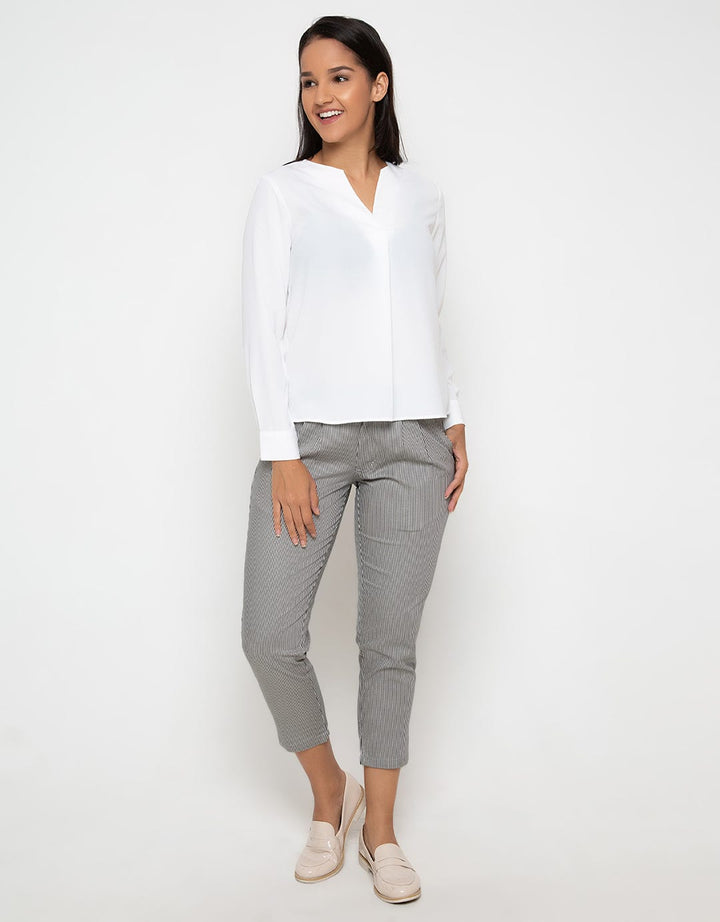 TAPERED STRIPE PANTS