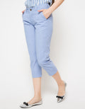 Lois Girl Twill Straight Capri FTC 240 BU
