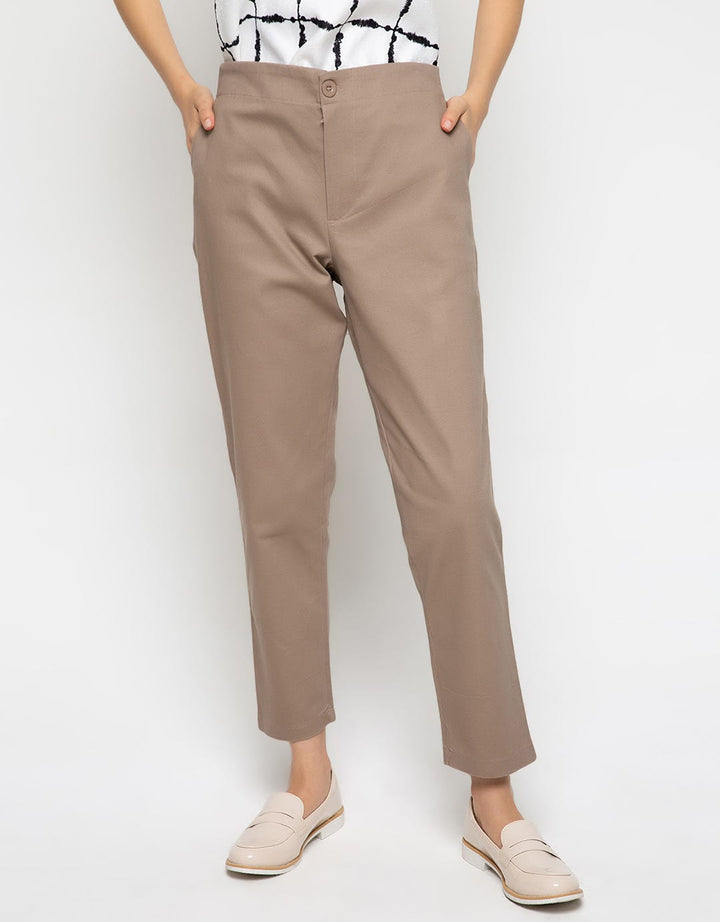 ANKLE PANTS W ZIP CT