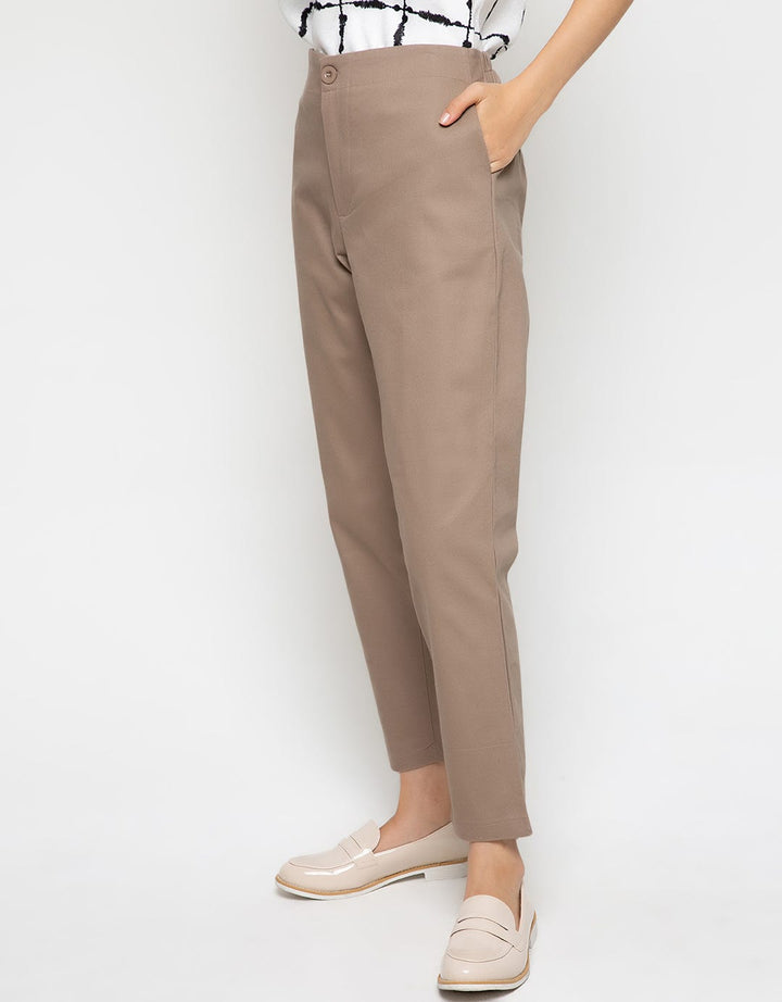ANKLE PANTS W ZIP CT