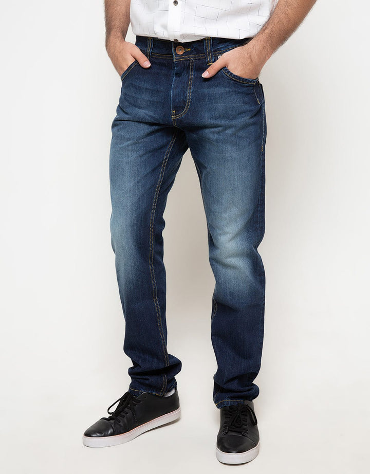 Lois Washed Accent Slim Jeans Trousers