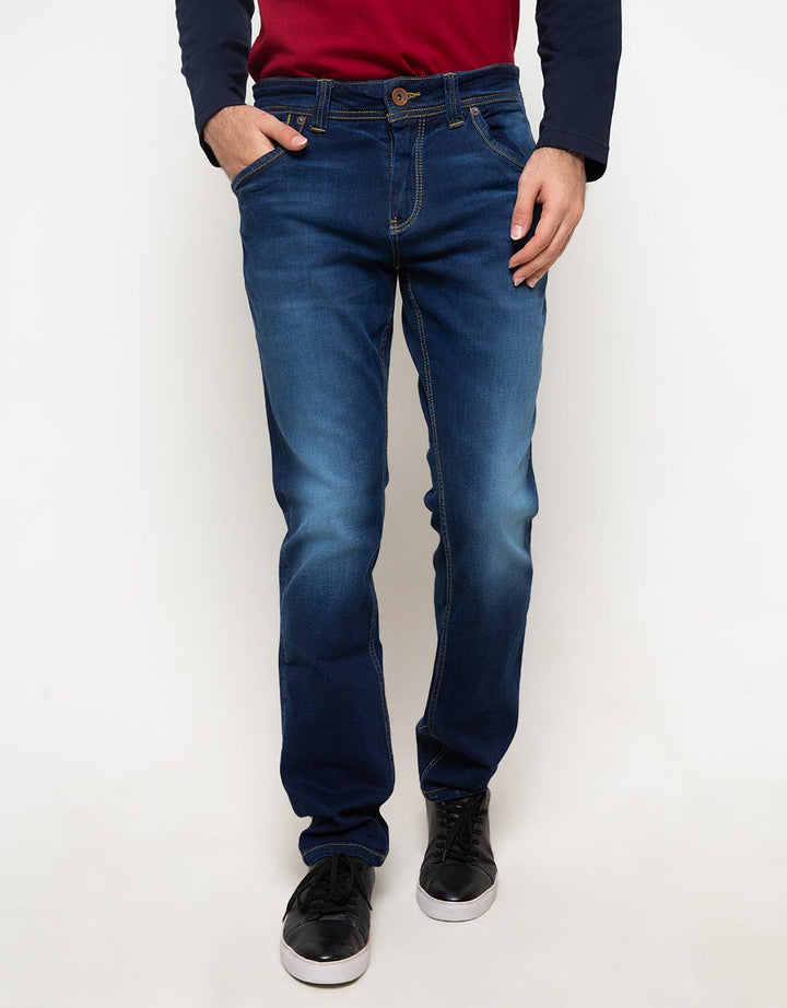 Lois Celana Panjang Jeans Slim Stretch Tua