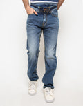 Lois Denim Basic Washed Accent Pants