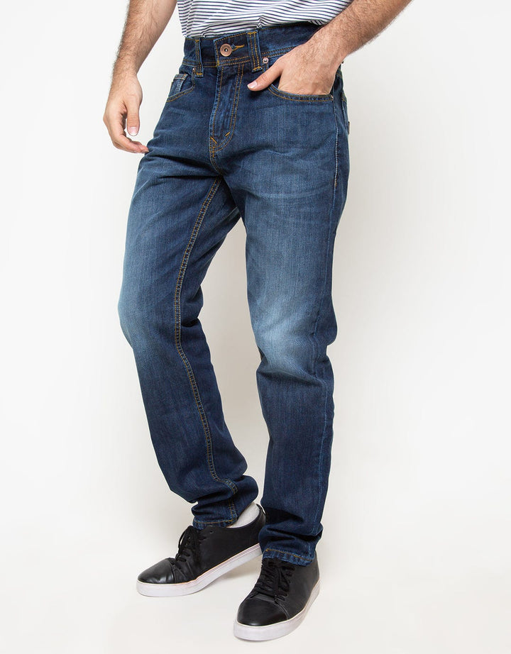 Lois Denim Basic Washed Accent Pants