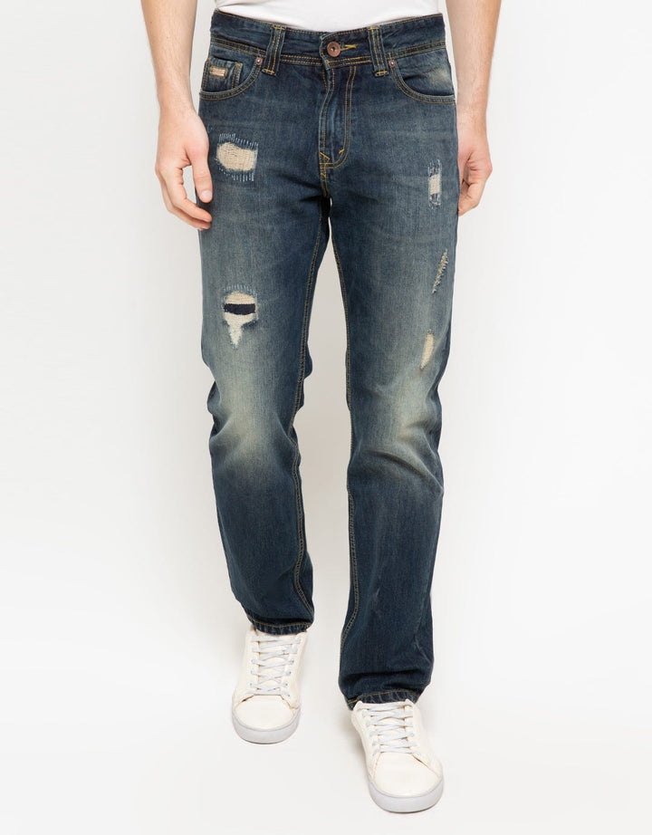 Lois Pants Denim Slim Co Ripped