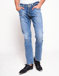 Lois Celana Jeans Panjang Pria Slim Fit Washed