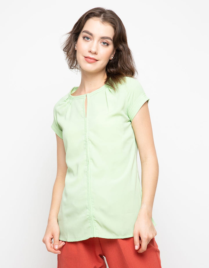 Chanira Blouse Sage Blouse
