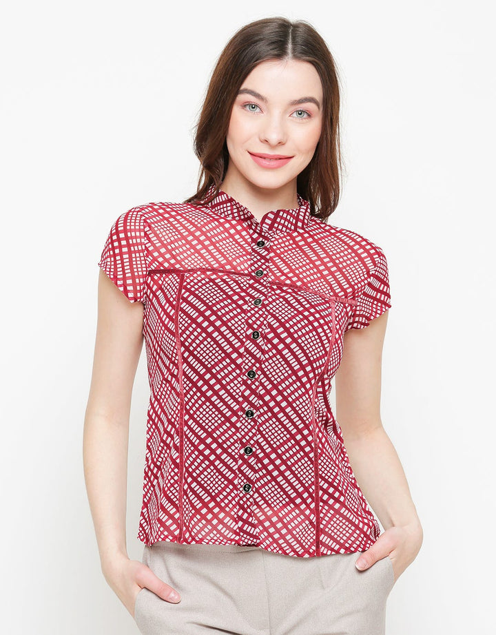 Chanira Cerise Blouse