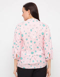 Chic Girl Oversize Polka Dot Shirt