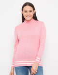 Chic Girl Sweatshirt Turtle Neck