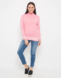 Chic Girl Sweatshirt Turtle Neck