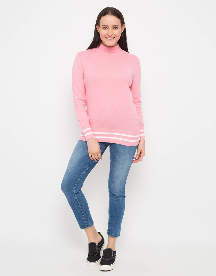 Chic Girl Turtle Neck Sweatshirt 
