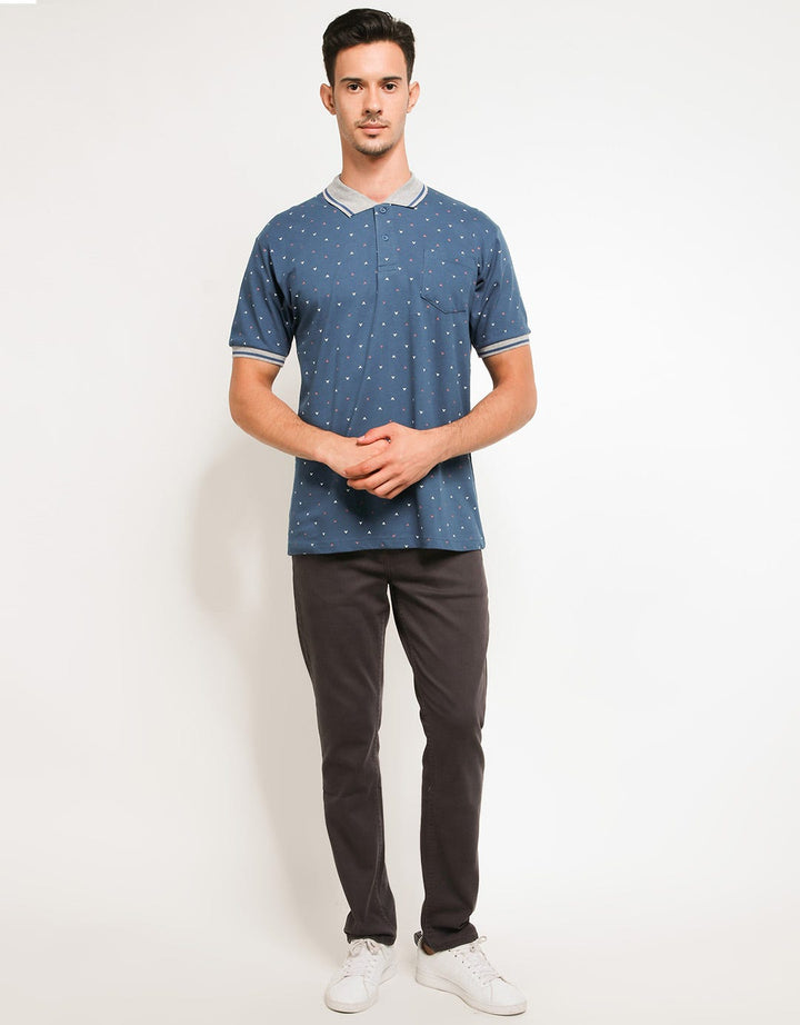 Cole Polo Shirt Print Shark Tail