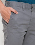 SLIM CHINOS LONG STR