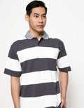 COMPETITION Polo Stripe Ab Jaquard Pria