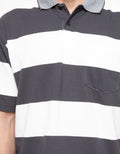 COMPETITION Polo Stripe Ab Jaquard Pria