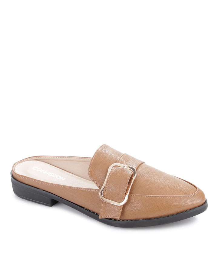 Connexion Mules Buckle Sandal Wanita