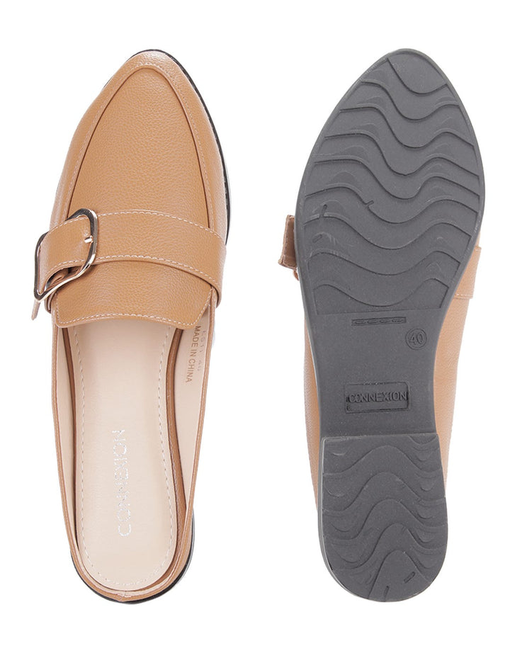 Connexion Mules Buckle Sandal Wanita