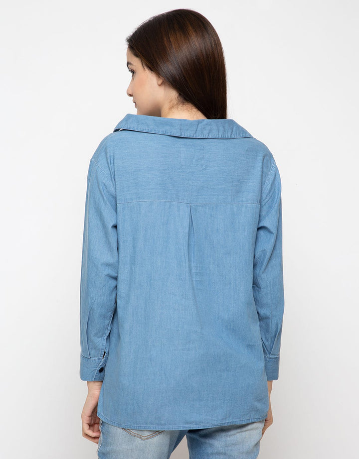 LS CHAMBRAY CLOSED S